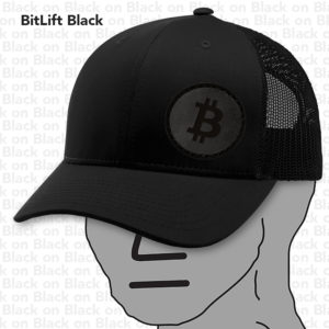 BitLift Black BTC Hat NPC